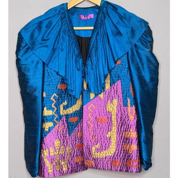 Vintage Lisandro Sarasola Artists Coat. No Size Tag Runway - Picture 2 of 4